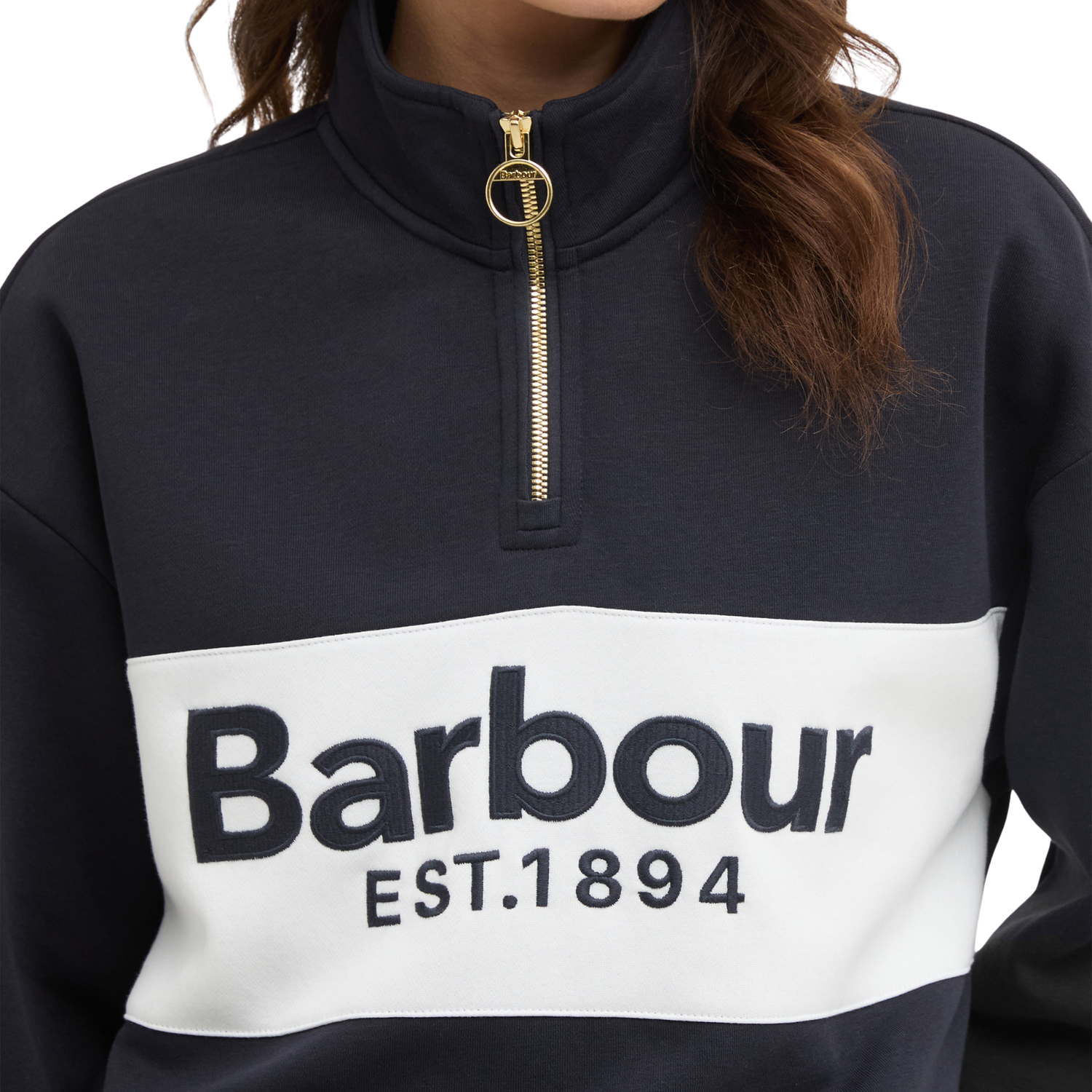 Zaria Half Zip Sweatshirt Dark Navy
