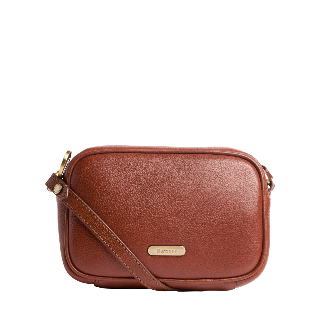 Barbour Daphne Mini Leather Cross Body Bag Brown