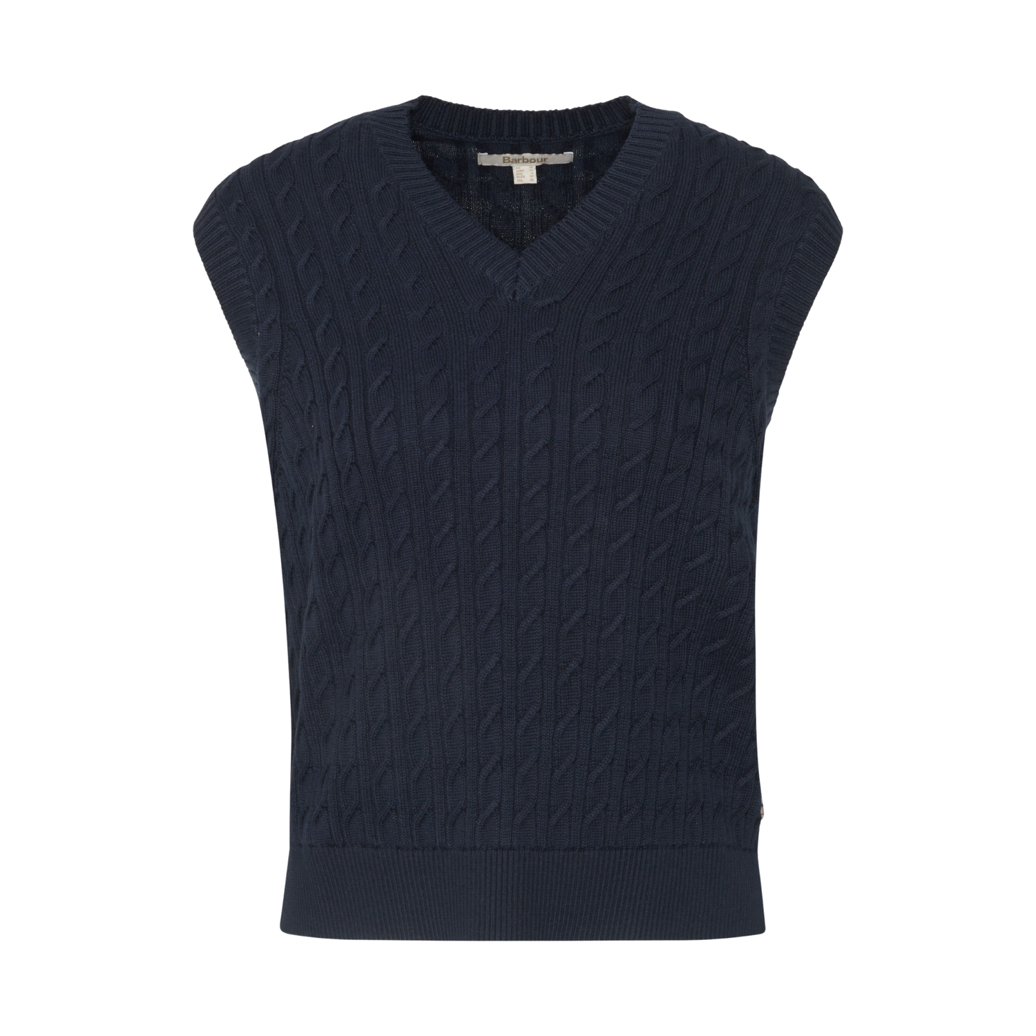 Hartland Sleeveless Knitted Jumper Navy