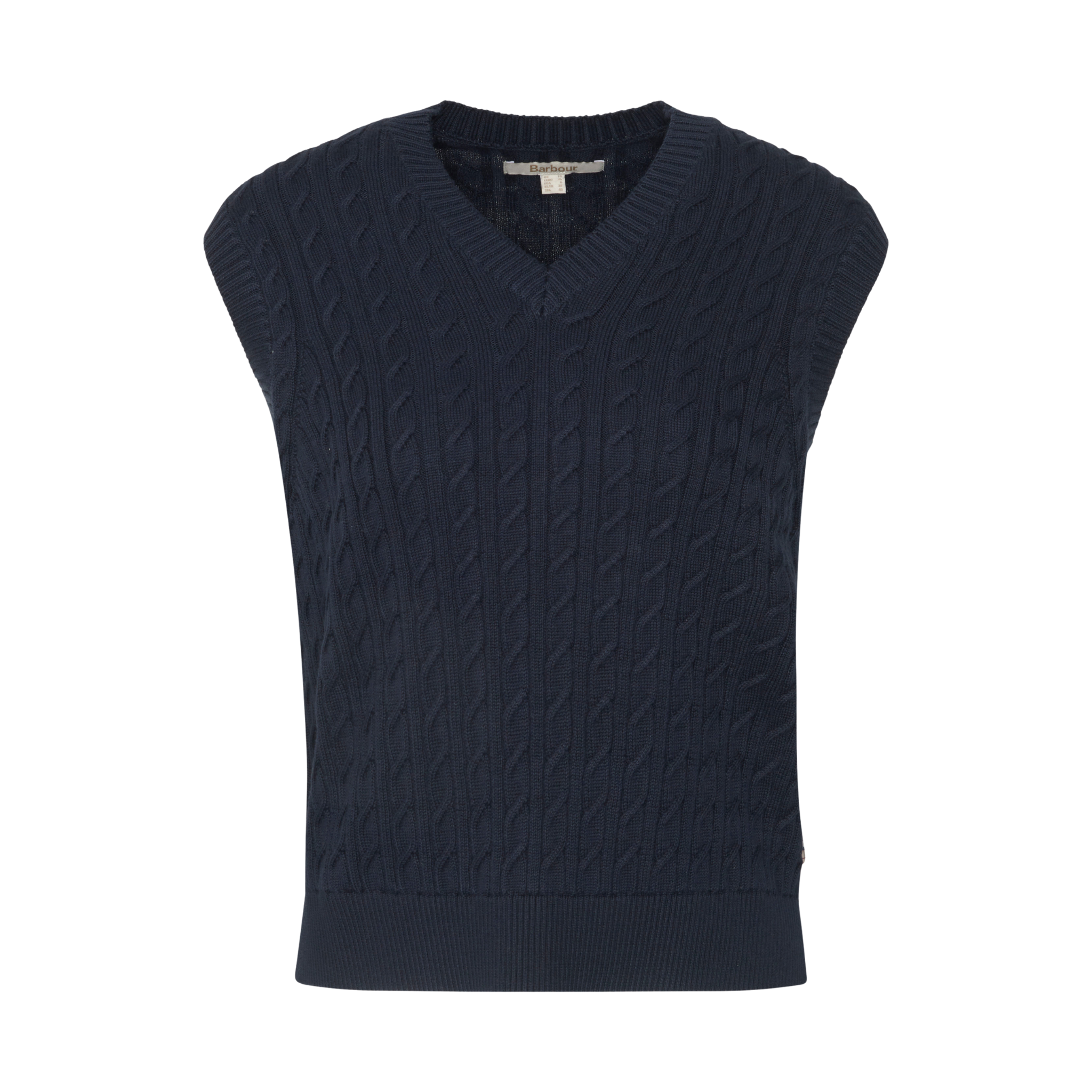 Hartland Sleeveless Knitted Jumper Navy