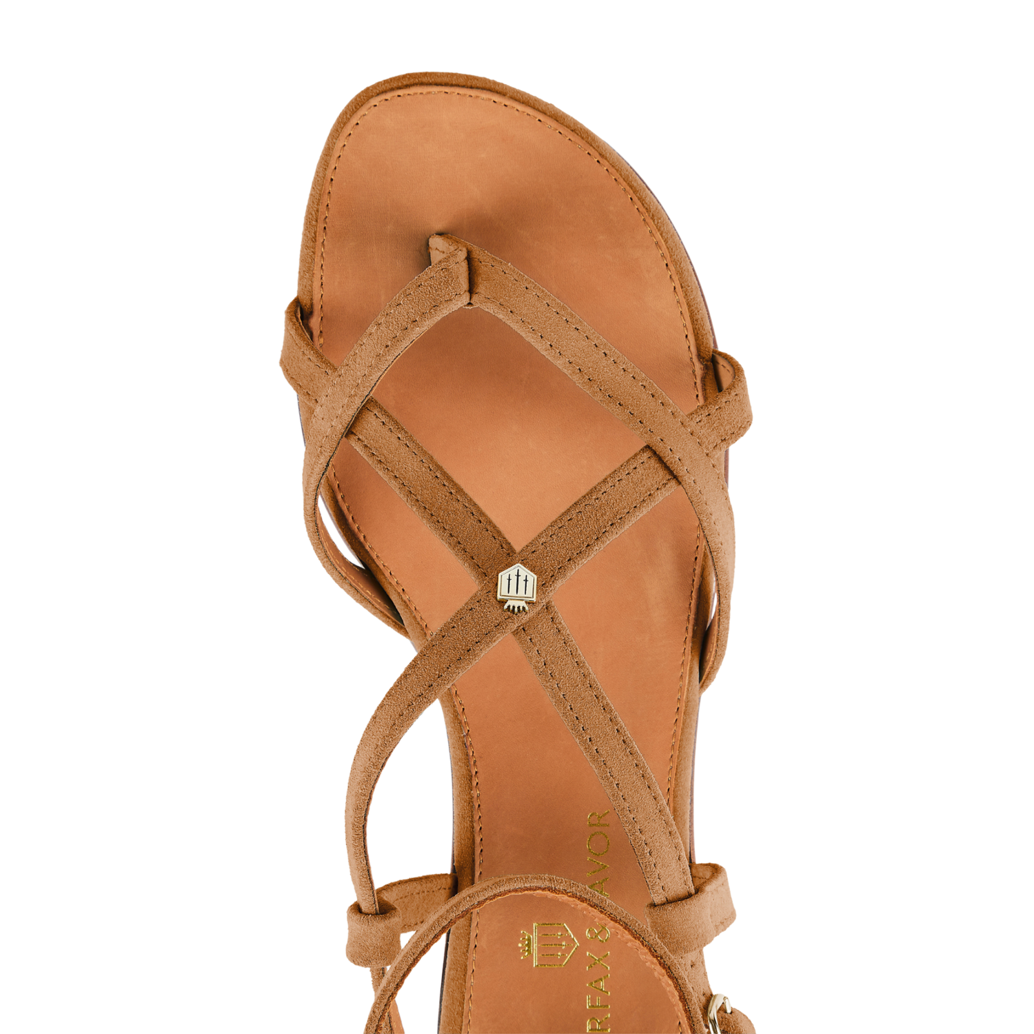 Brancaster Sandal Tan Suede