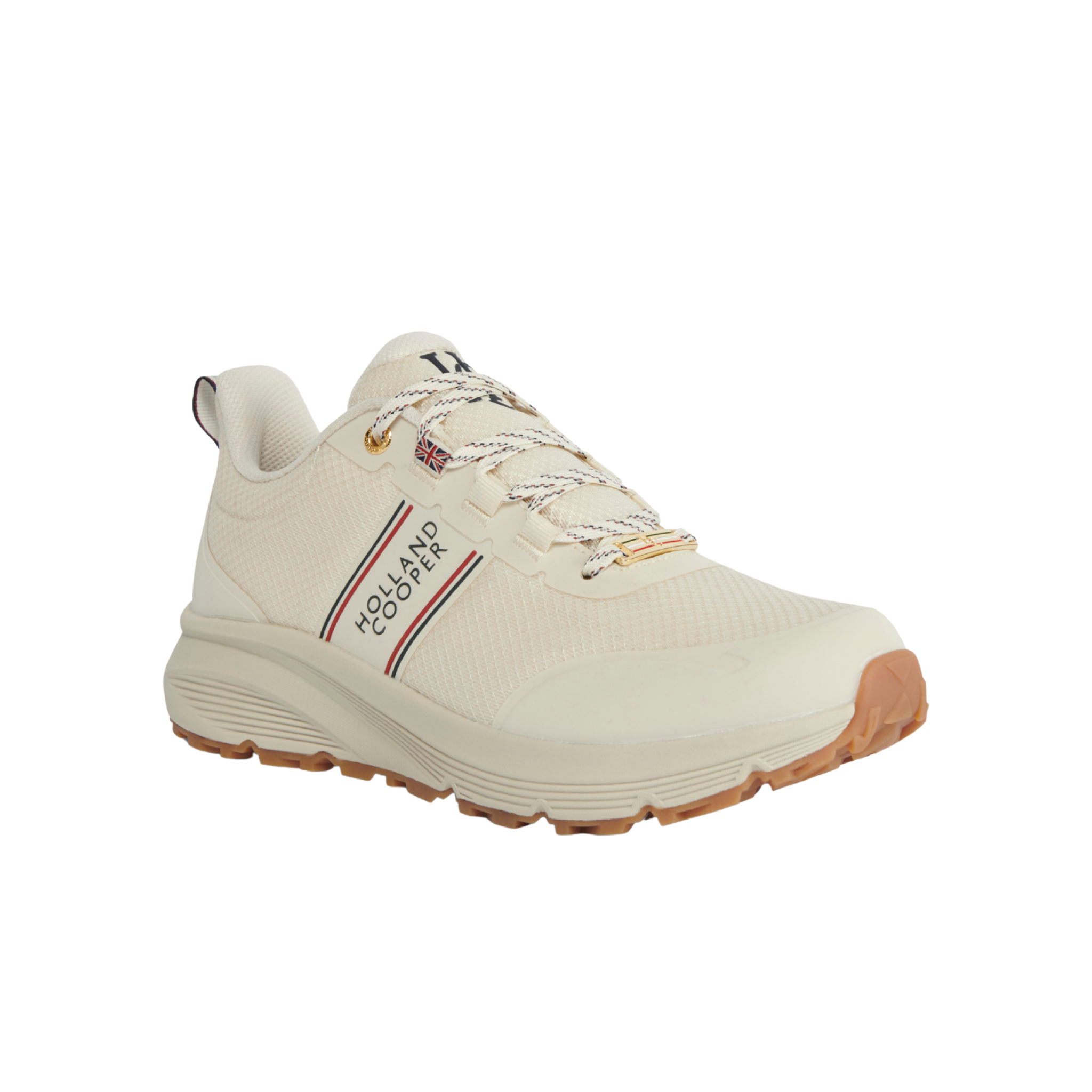 Burghley Waterproof Trainer Ecru