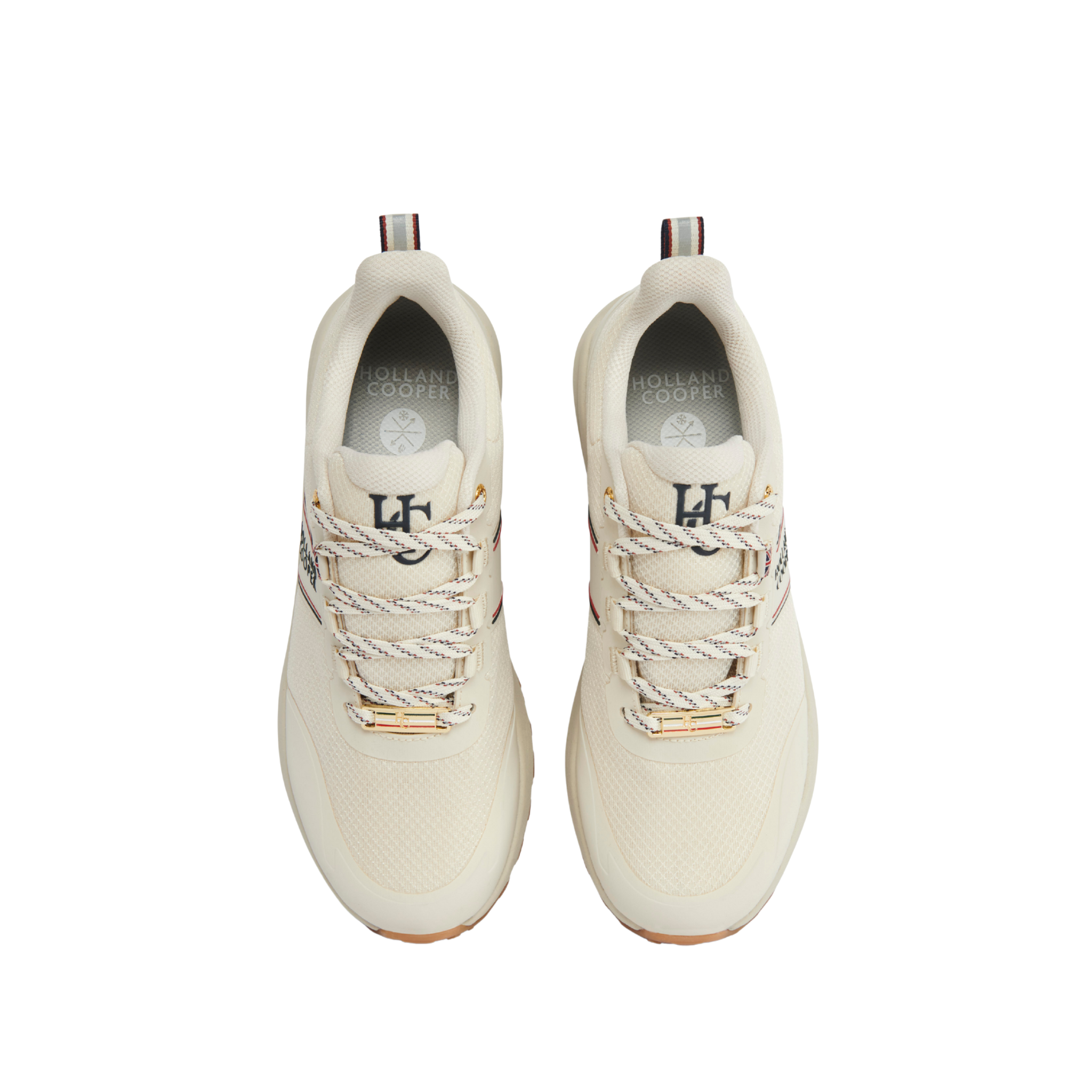 Burghley Waterproof Trainer Ecru