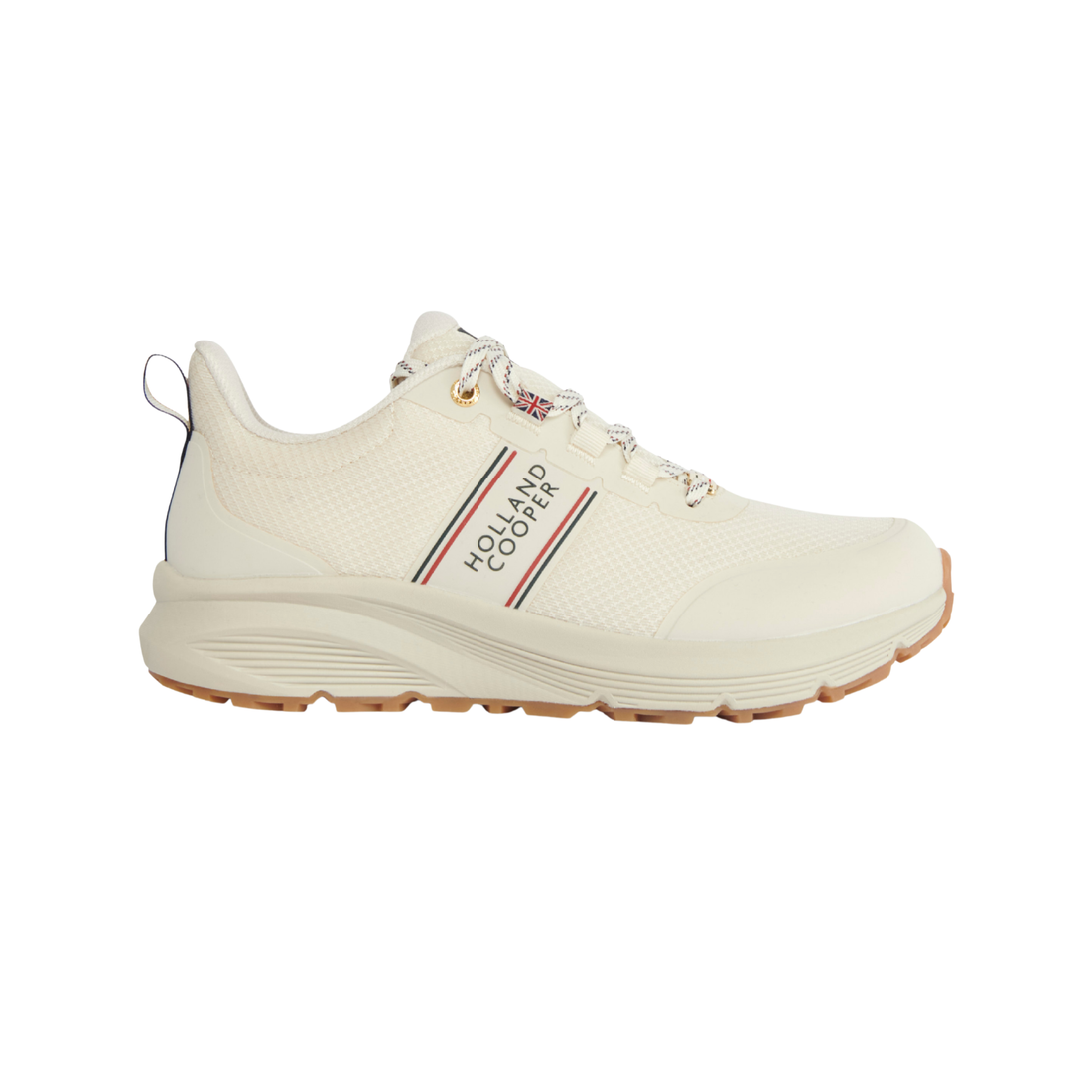 Burghley Waterproof Trainer Ecru