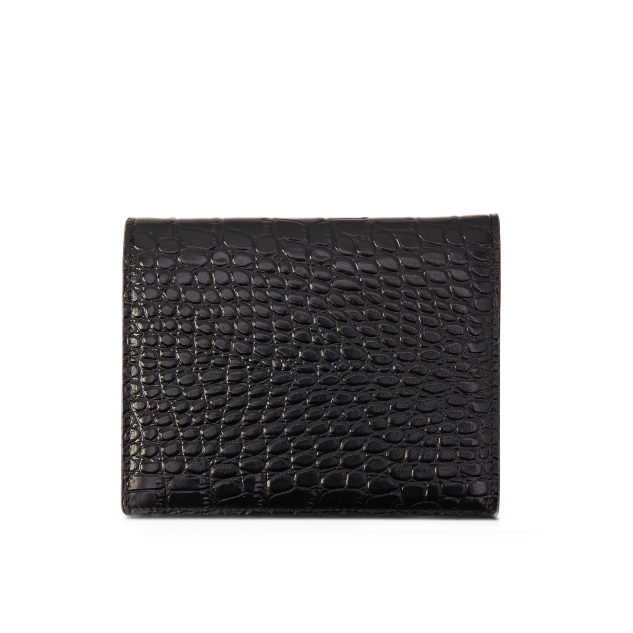 Chelsea Wallet Black Croc