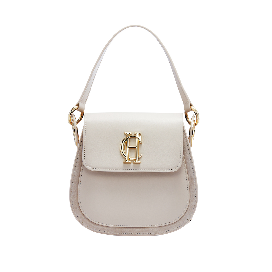 Chelsea Saddle Bag Cream Leather