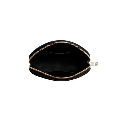 Chiltern Coin Purse Black Suede