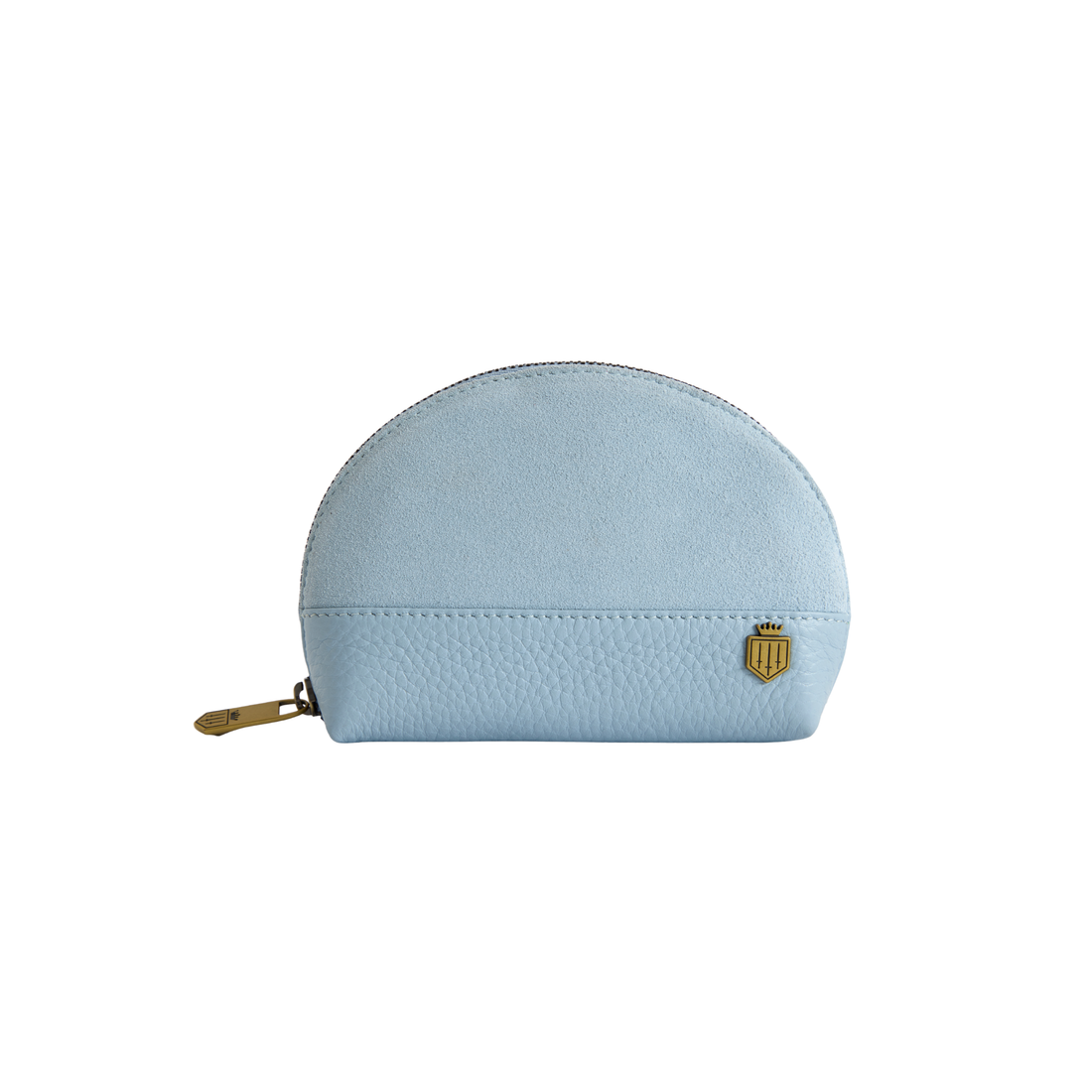 Chiltern Coin Purse Sky Blue Suede