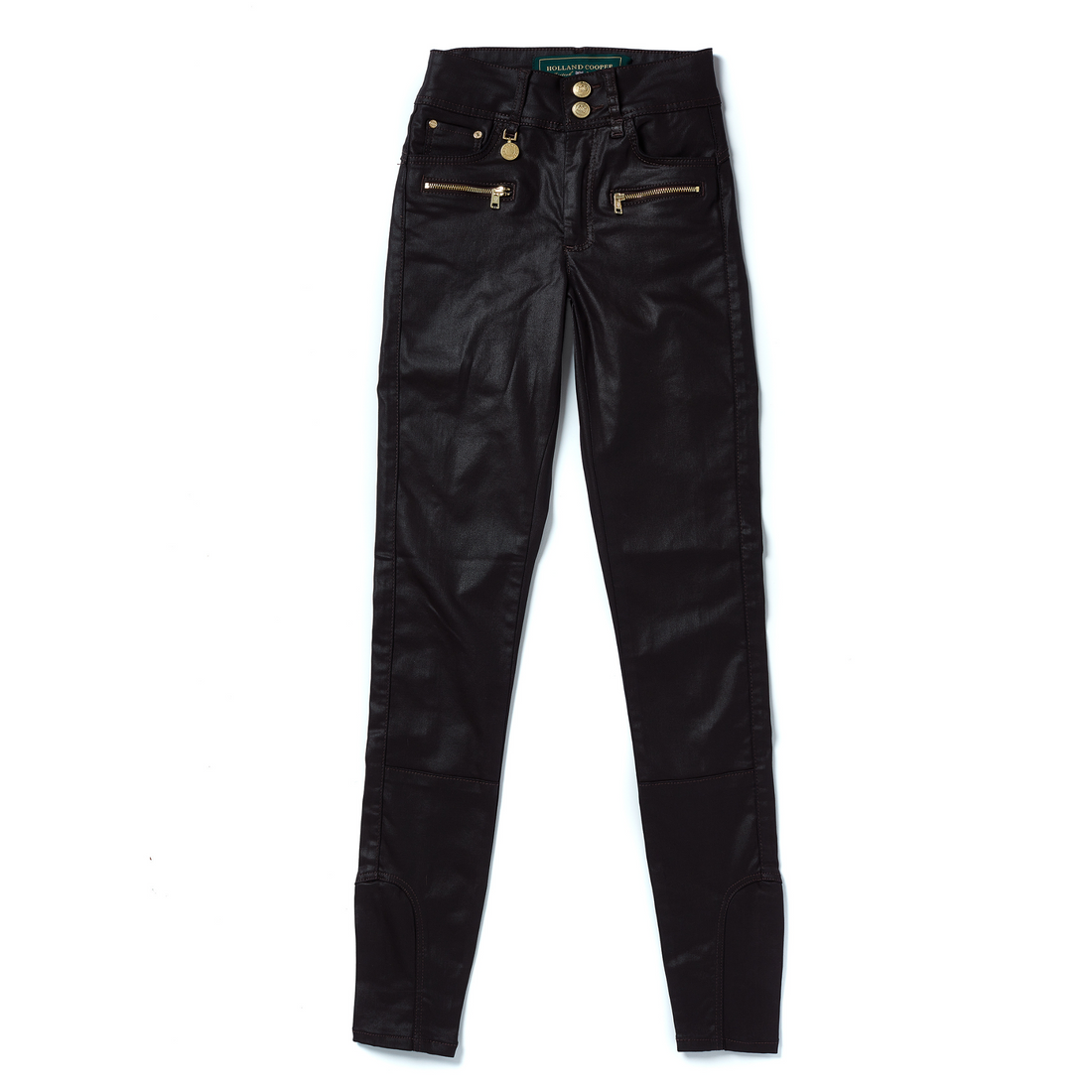 Coated Jodhpur Jean Black