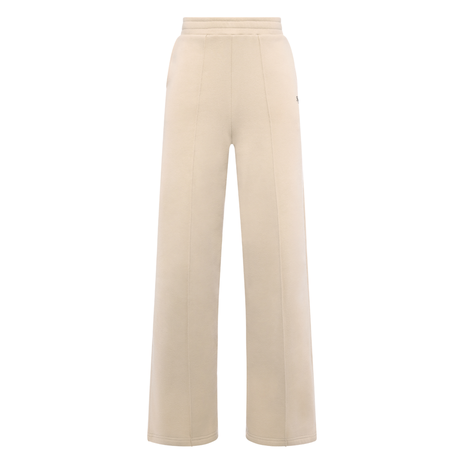 Collegiate Wide Leg Jogger Stone