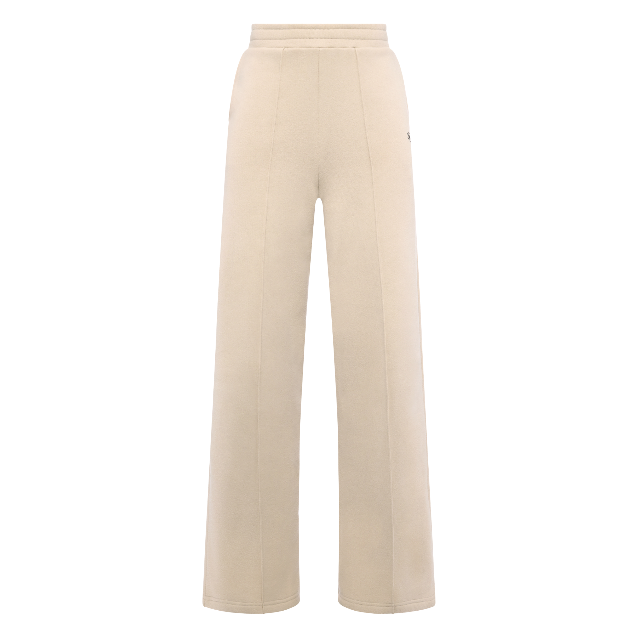 Collegiate Wide Leg Jogger Stone