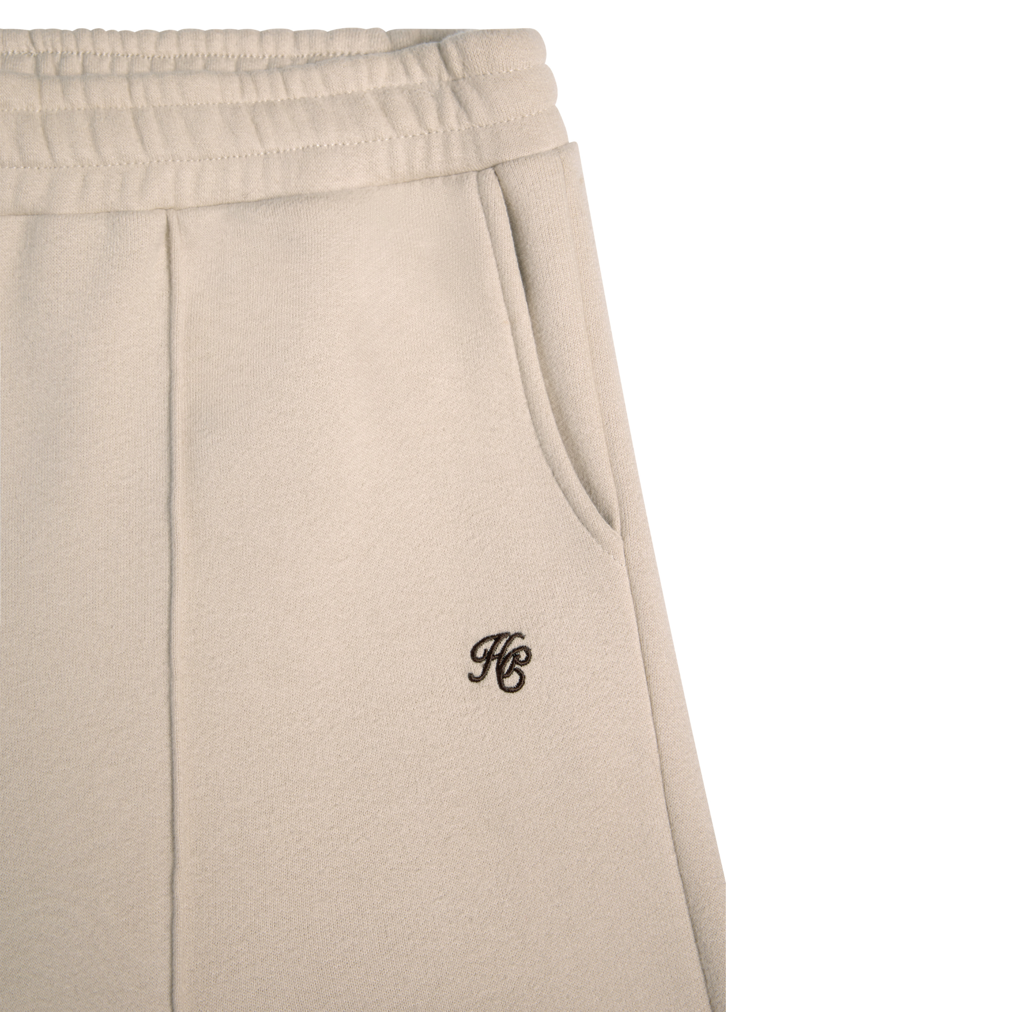 Collegiate Wide Leg Jogger Stone