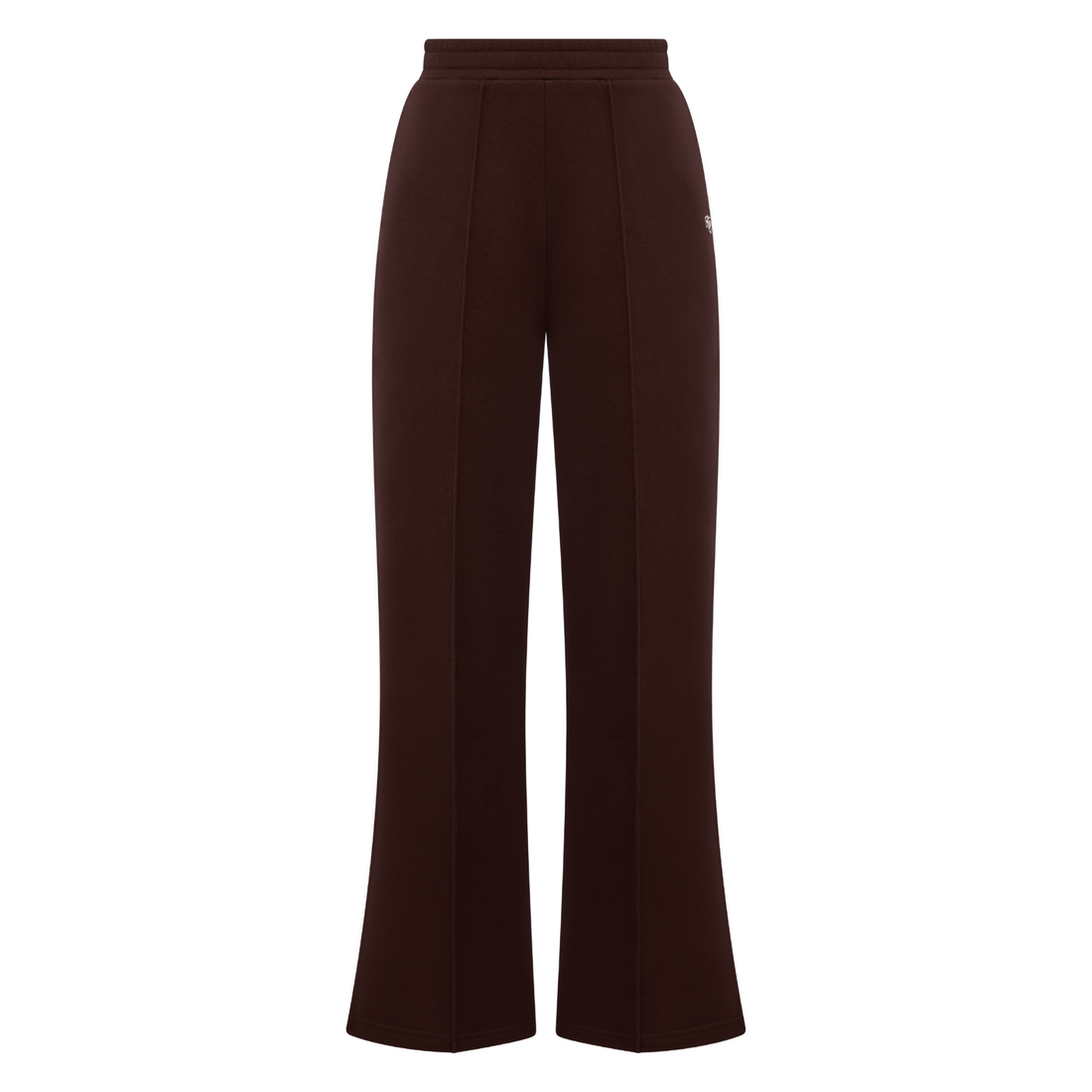 Collegiate Wide Leg Jogger Walnut