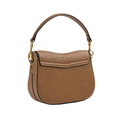Connie Top Handle Tan Leather