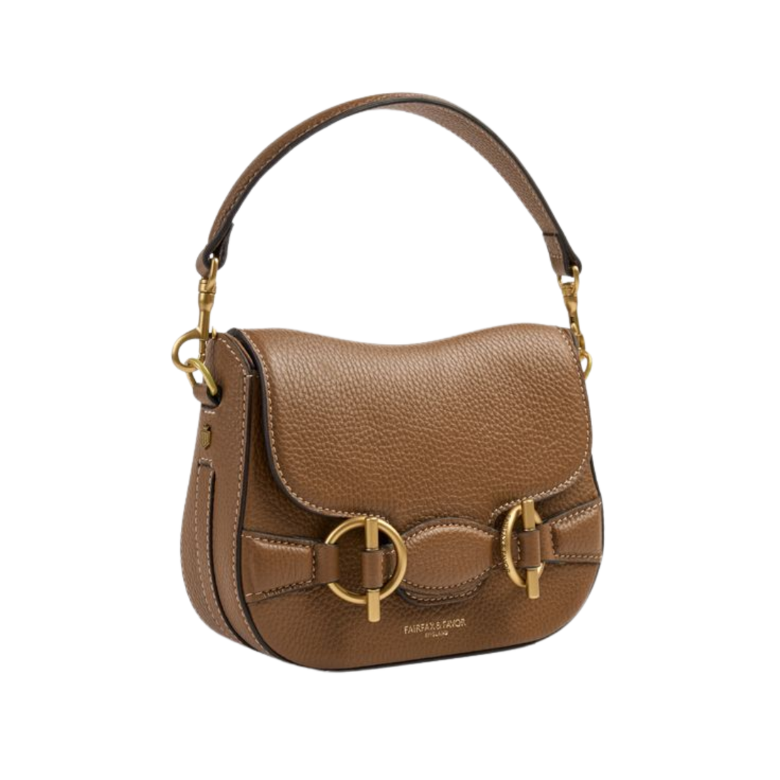 Connie Top Handle Tan Leather