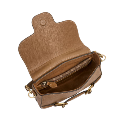 Connie Top Handle Tan Leather