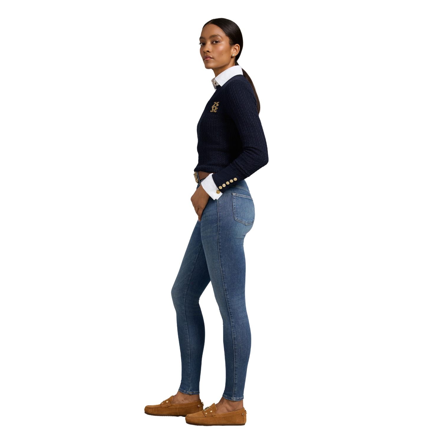 Contour Skinny Jean Aged Indigo