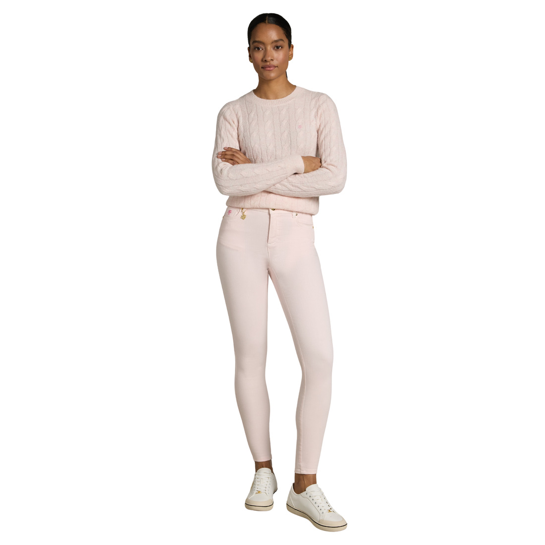 Contour Skinny Jean Blush Pink