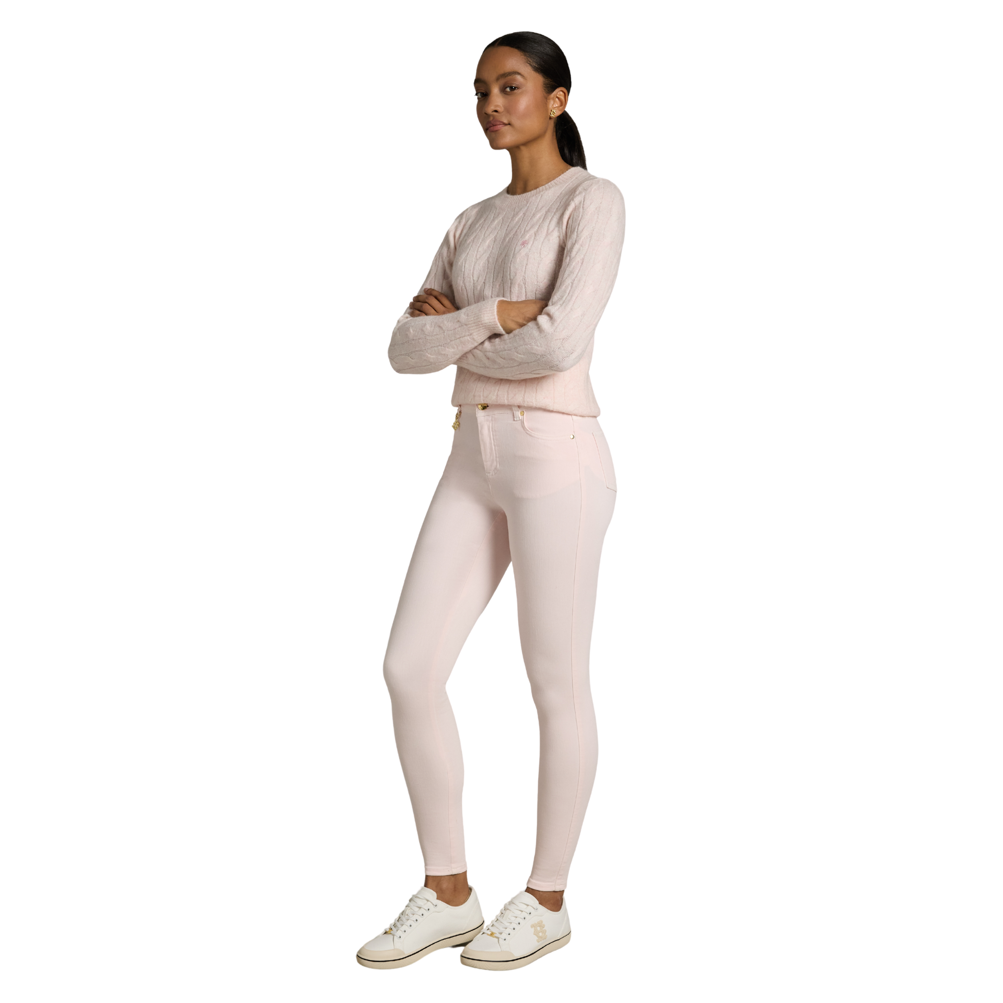 Contour Skinny Jean Blush Pink