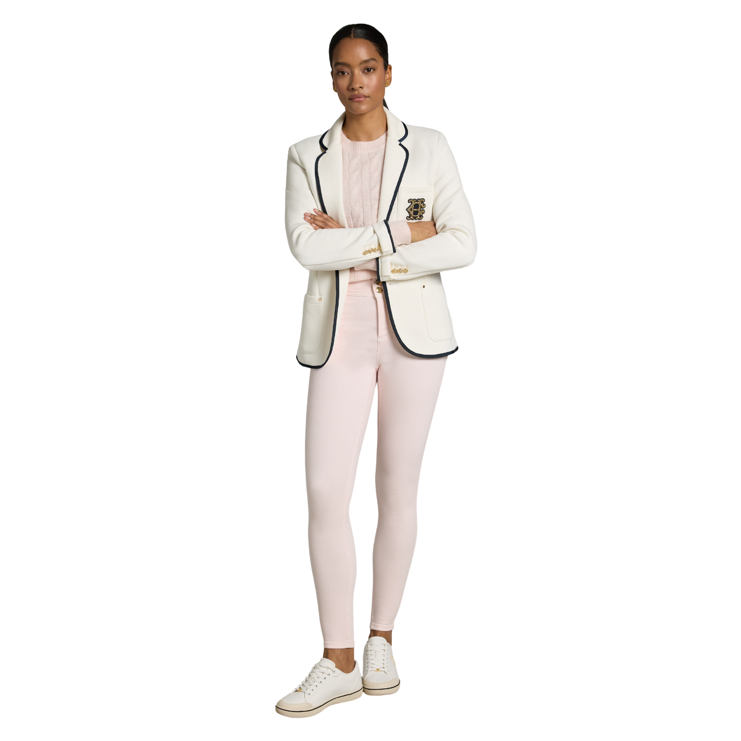 Contour Skinny Jean Blush Pink