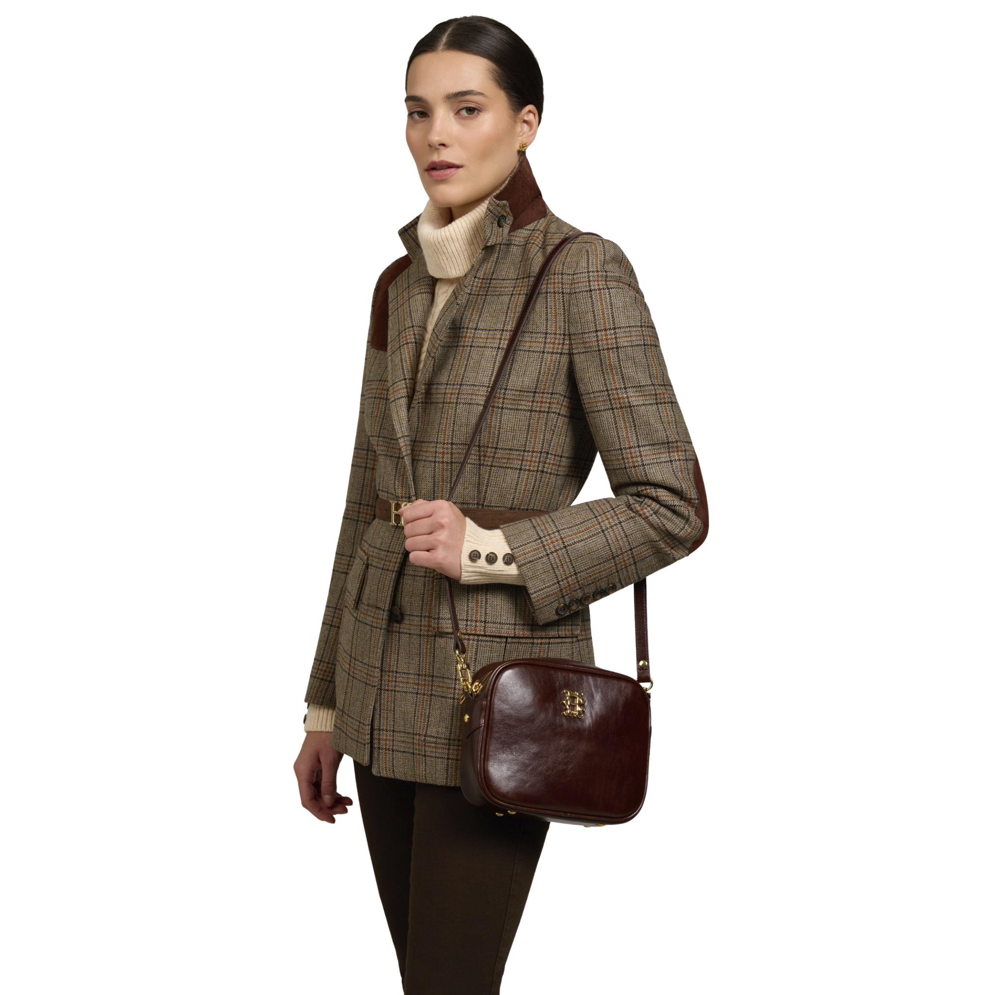 Country Camera Bag Chestnut Leather