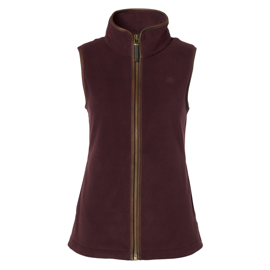 Country Fleece Gilet Mulberry