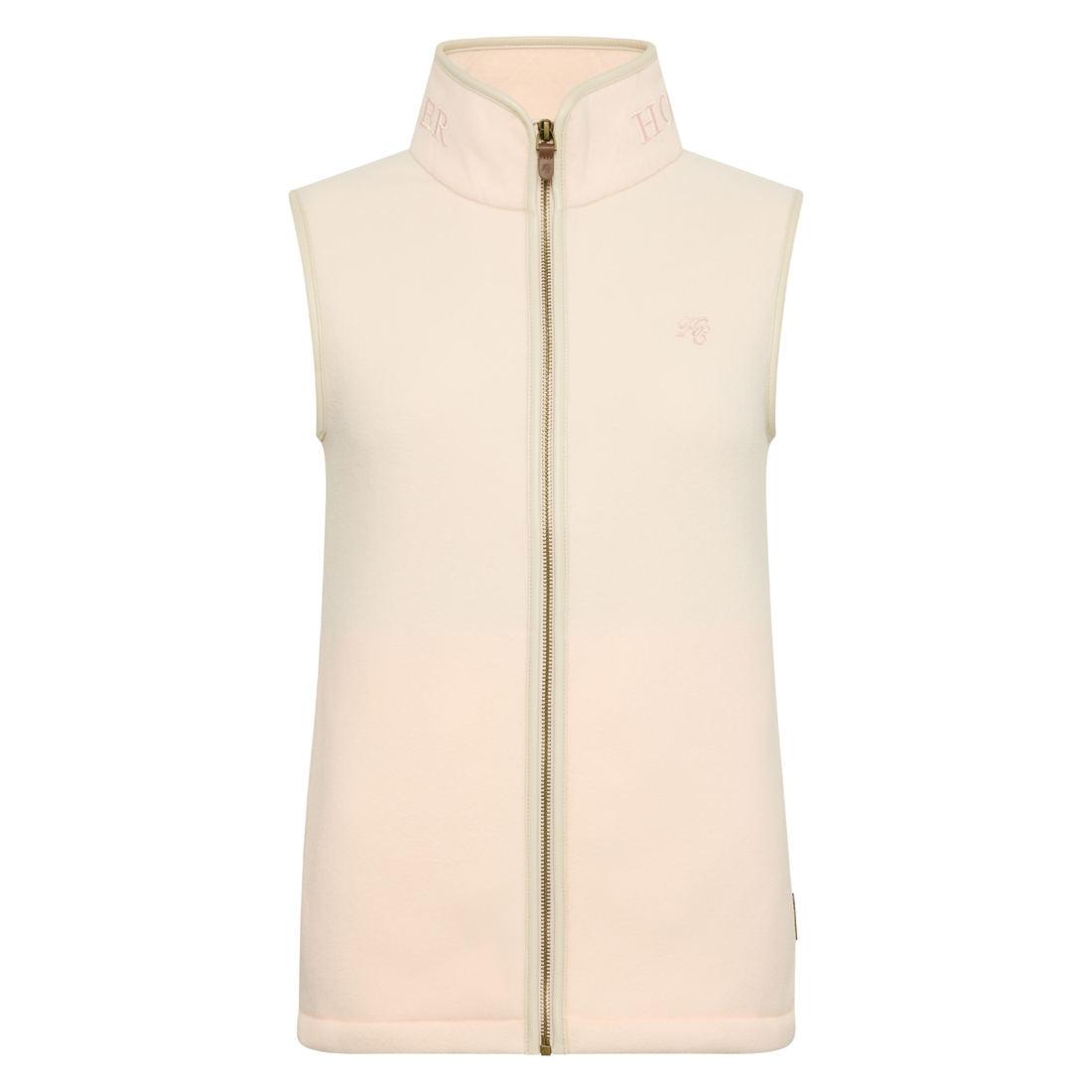 Country Fleece Gilet Palest Pink