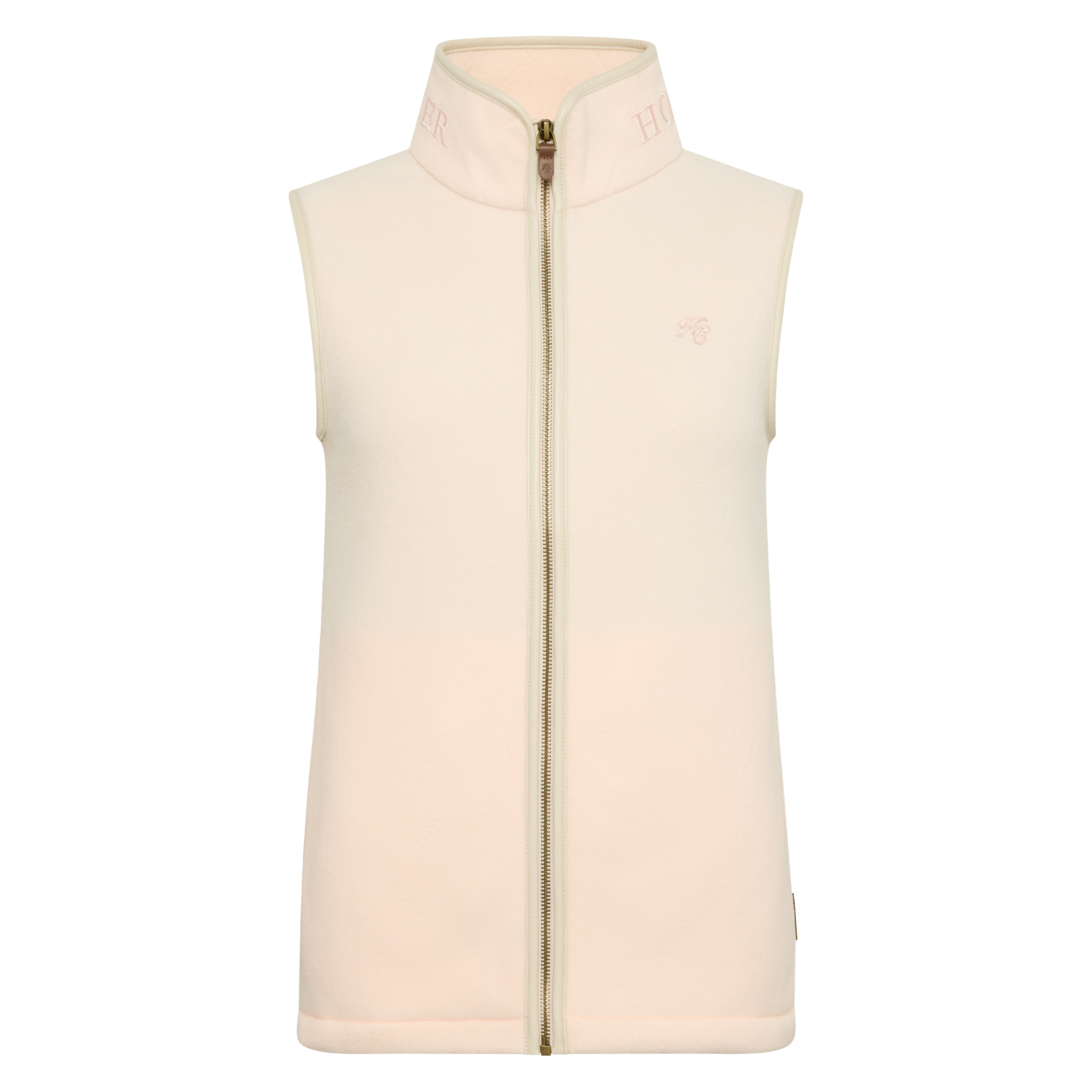 Country Fleece Gilet Palest Pink