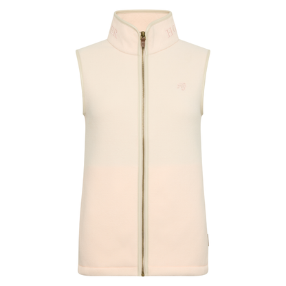Country Fleece Gilet Palest Pink