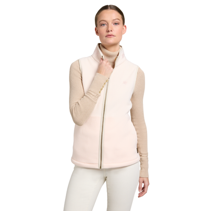 Country Fleece Gilet Palest Pink