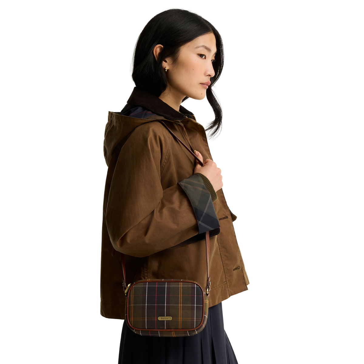 Barbour Daphne Mini Cross Body Bag Classic Tartan