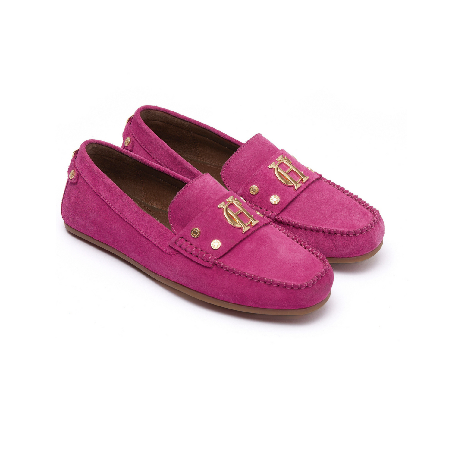 The Driving Loafer Fuchsia Suede