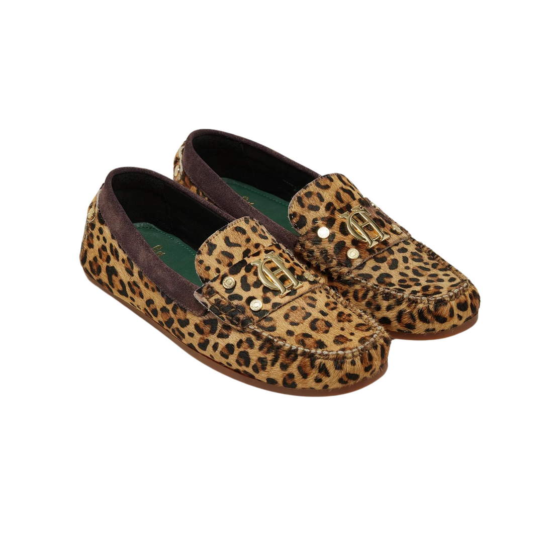 The Driving Loafer Leopard Pony