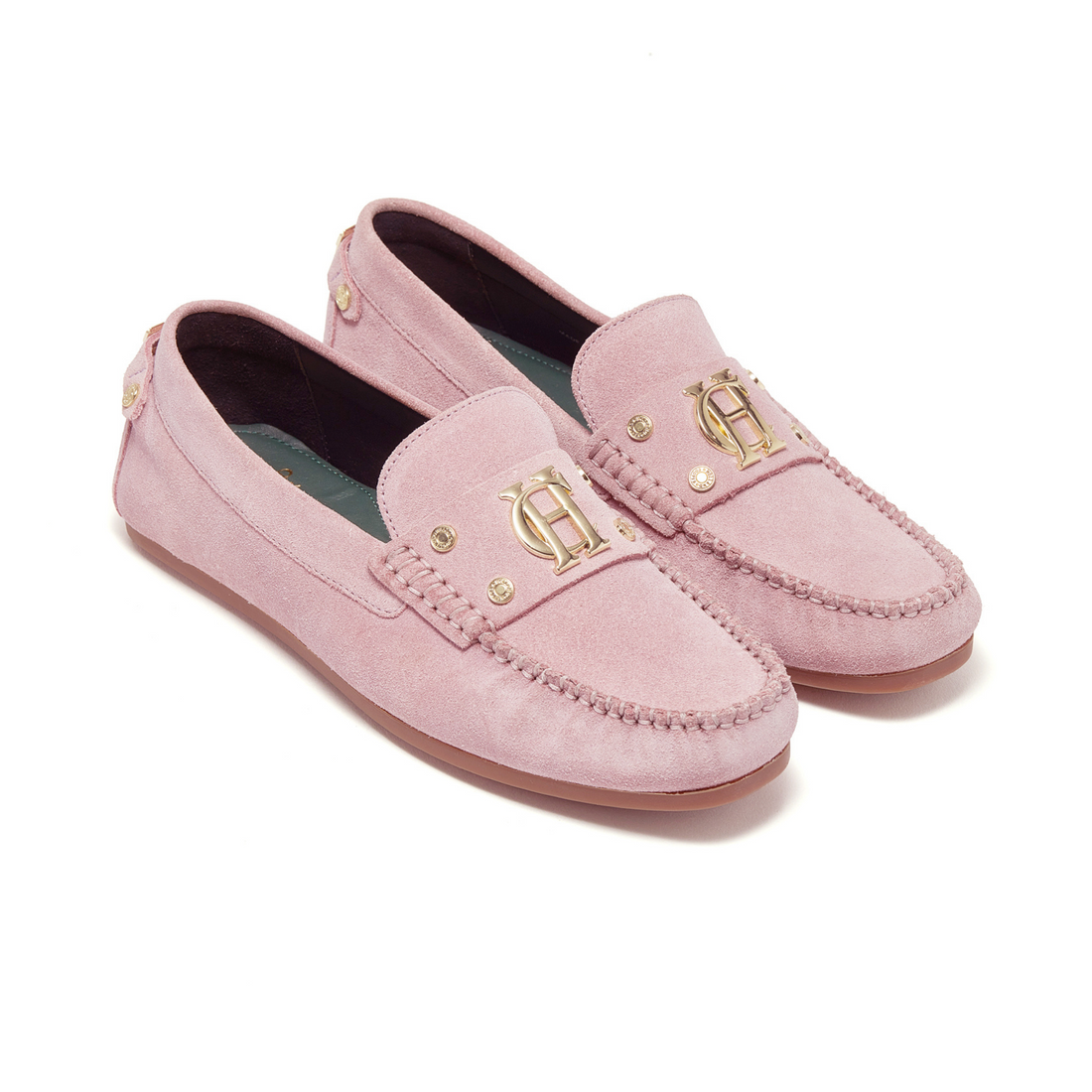 The Driving Loafer Soft Pink Suede