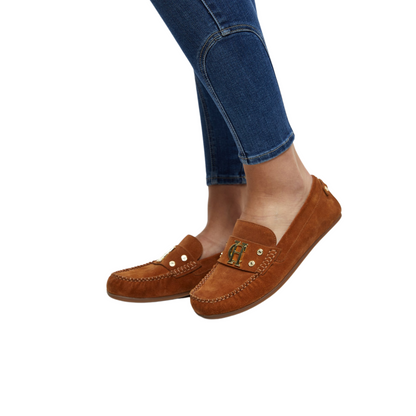 The Driving Loafer Tan Suede