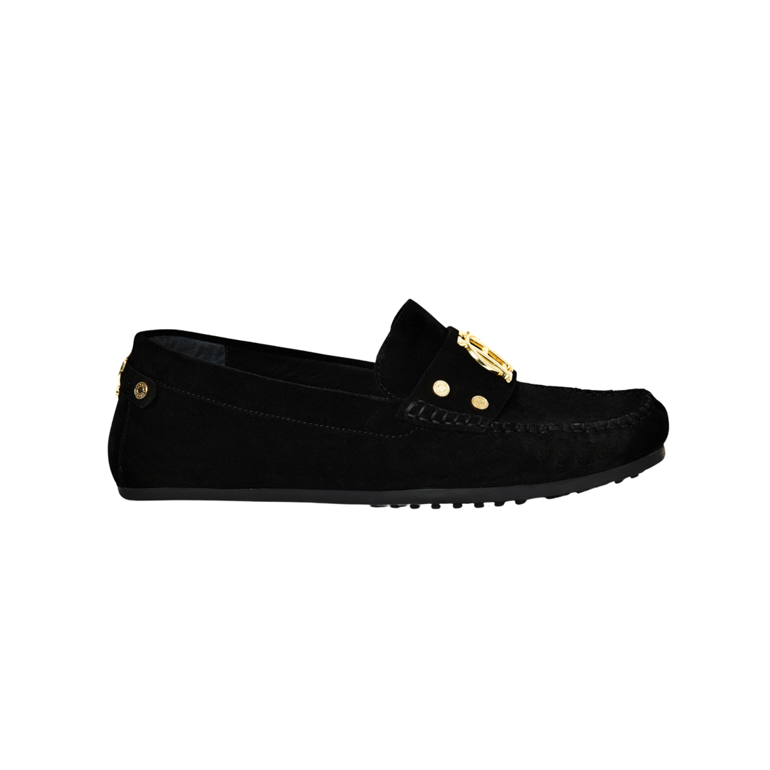 The Driving Loafer Black Suede