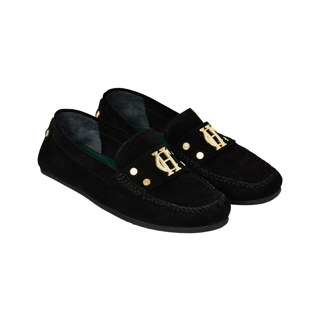 The Driving Loafer Black Suede