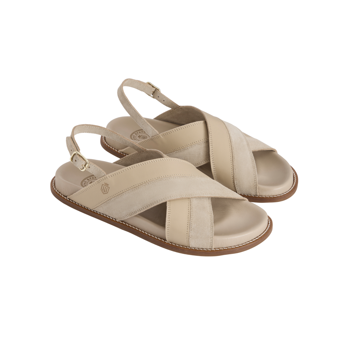 Dunwich Sandal Stone Leather