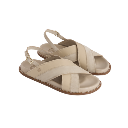 Dunwich Sandal Stone Leather