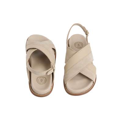 Dunwich Sandal Stone Leather