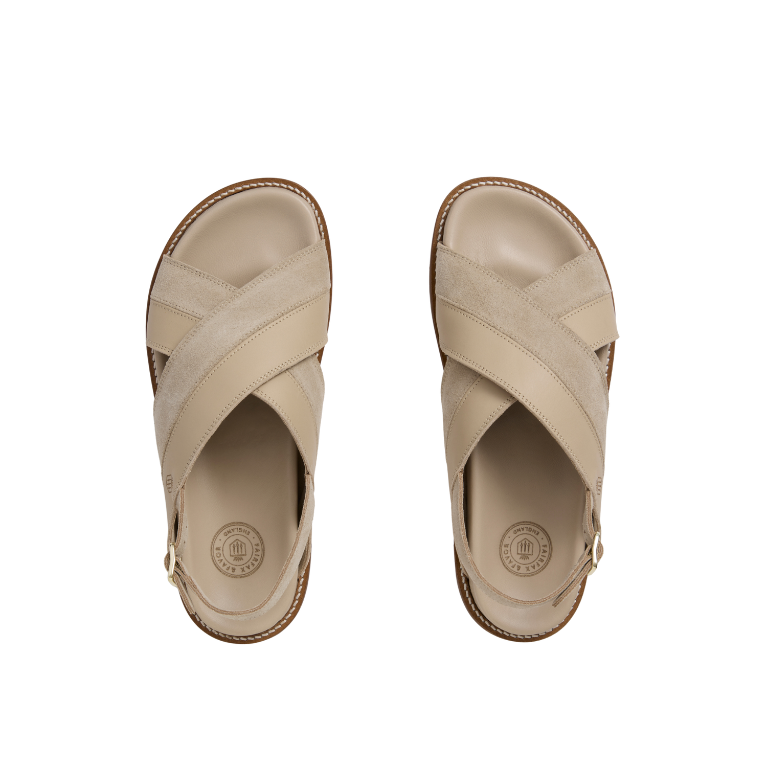 Dunwich Sandal Stone Leather