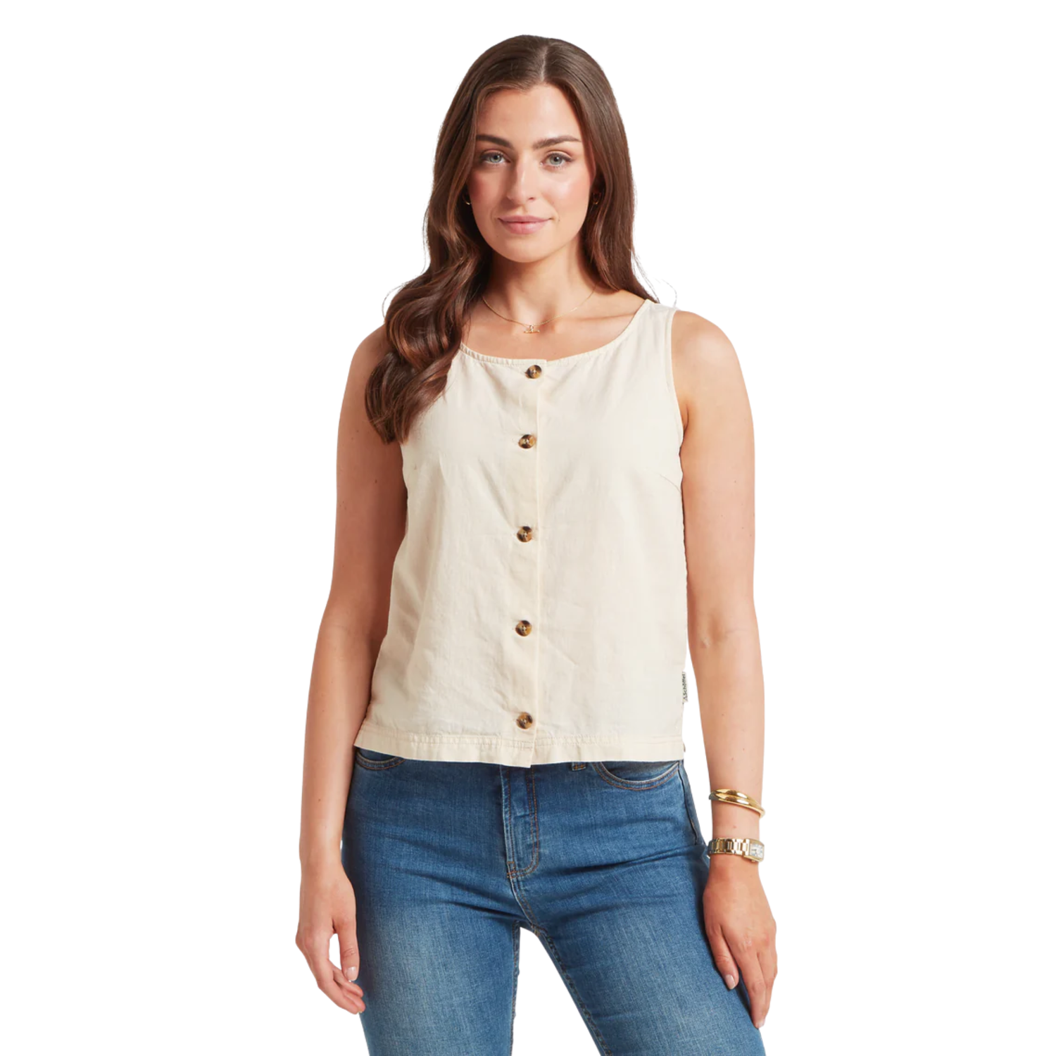 Elsworth Linen Top Oat