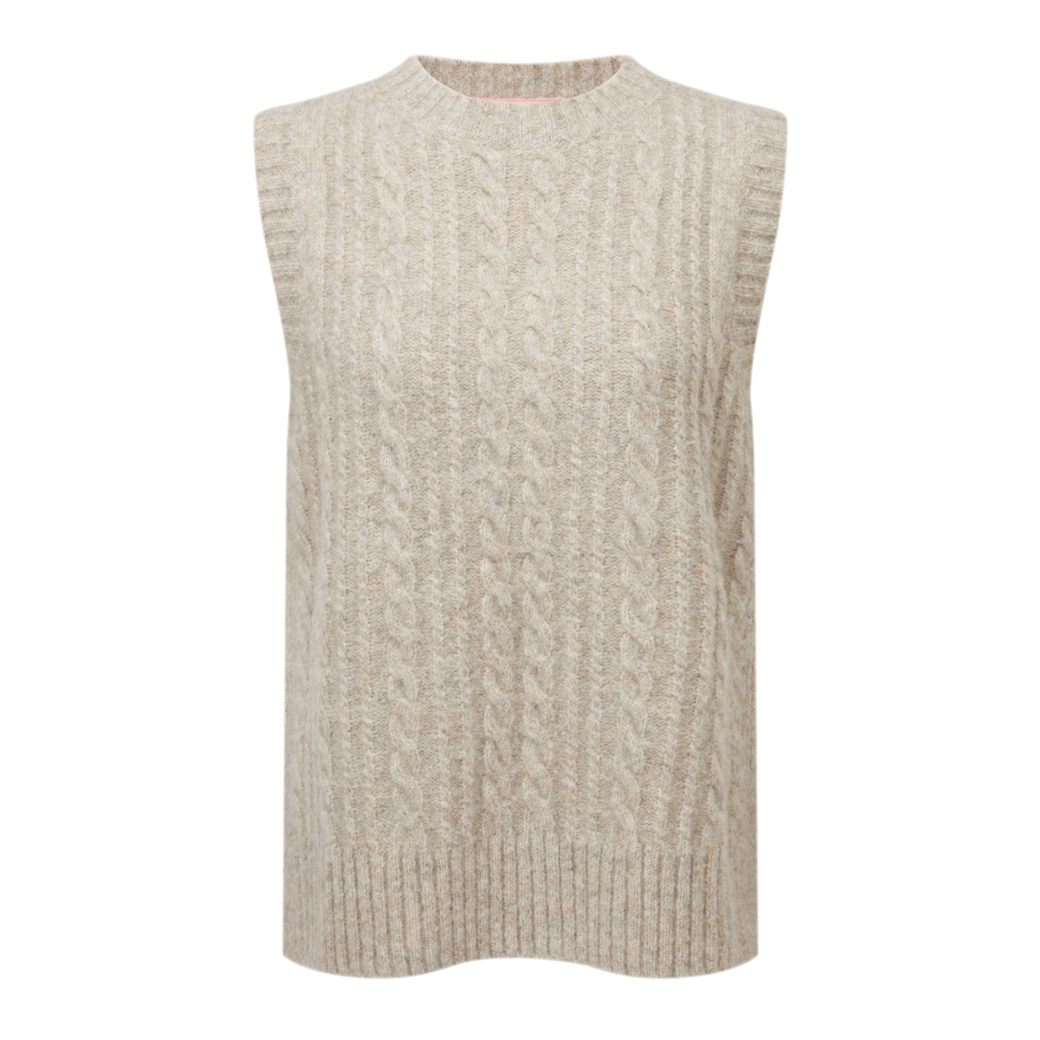 Evie Sleeveless Jumper Cobblestone