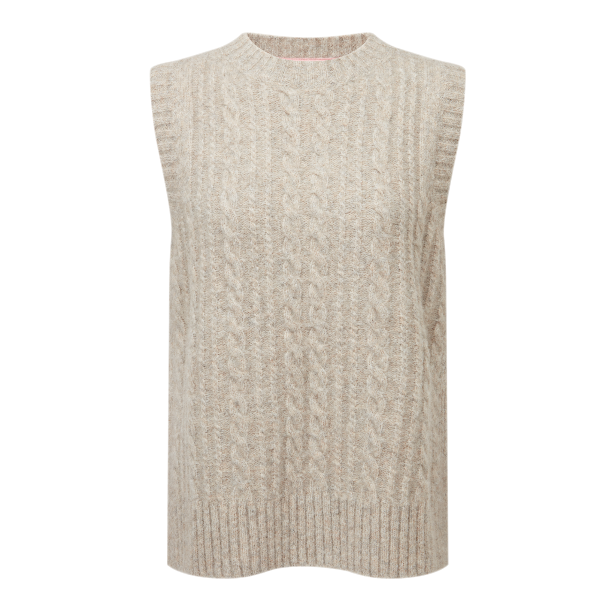 Evie Sleeveless Jumper Cobblestone