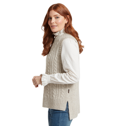 Evie Sleeveless Jumper Cobblestone