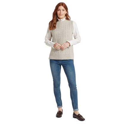 Evie Sleeveless Jumper Cobblestone