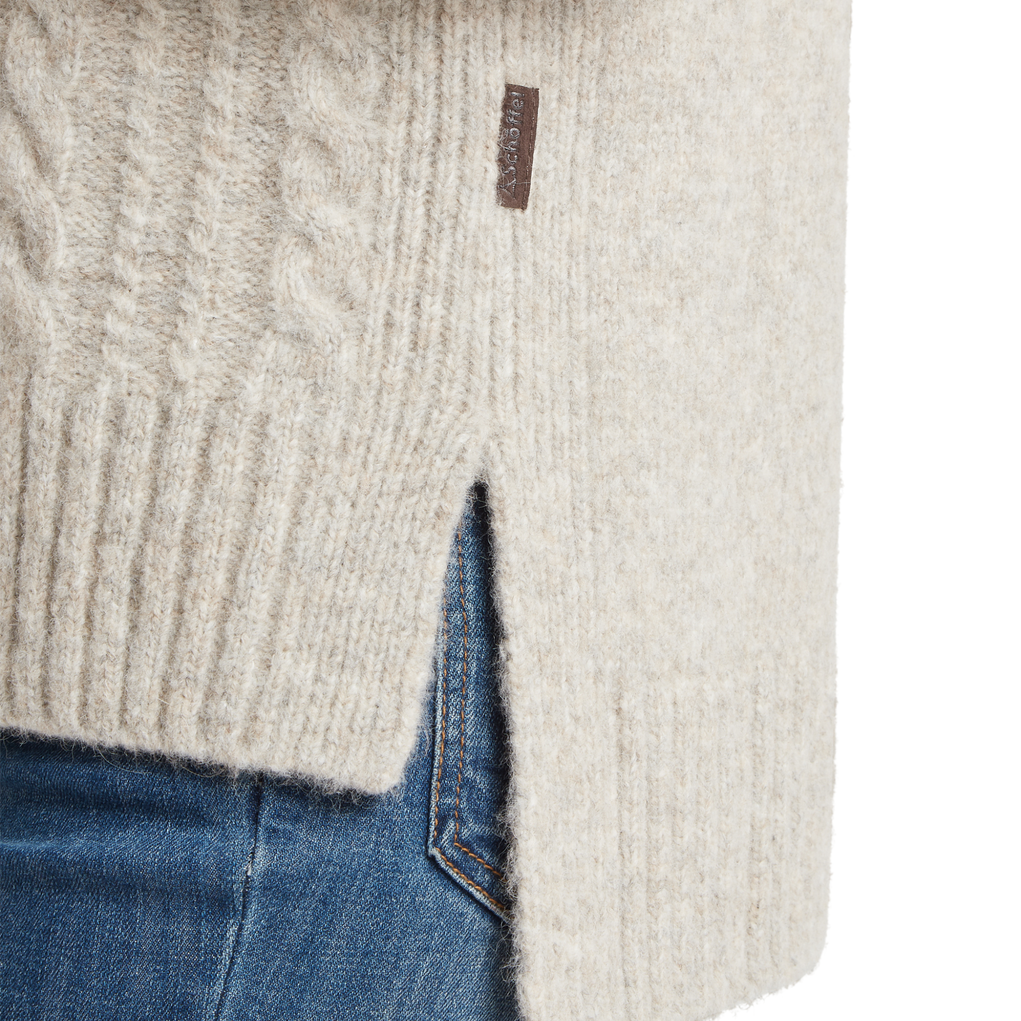 Evie Sleeveless Jumper Cobblestone