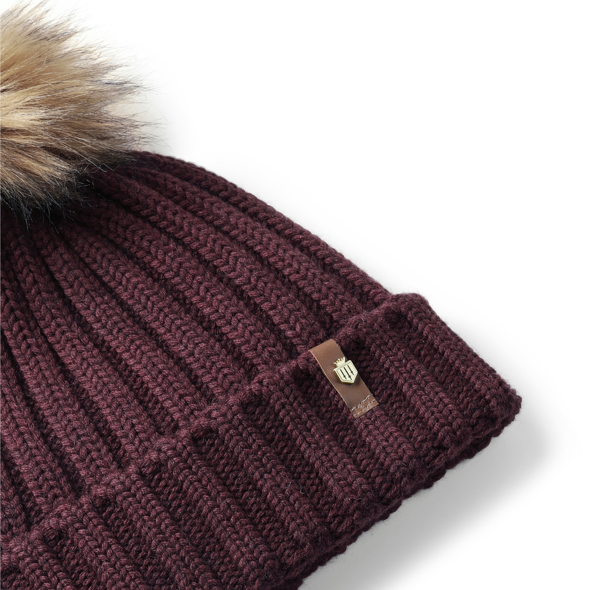 Signature Knitted Bobble Hat Port