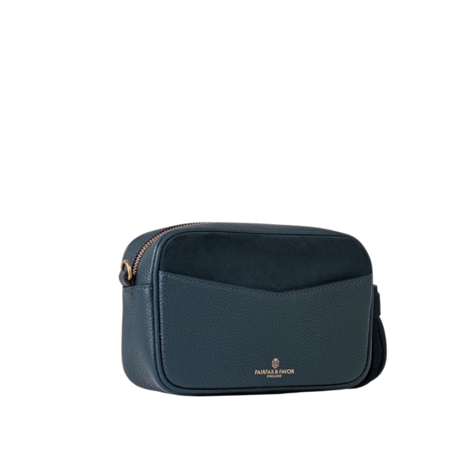 Farnham Cross Body Bag Teal Suede