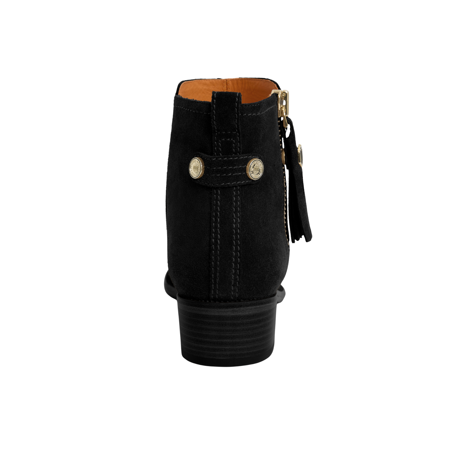 Flat Oakham Ankle Boot Black Suede